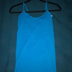 Blue tank top(NEVER WORN)